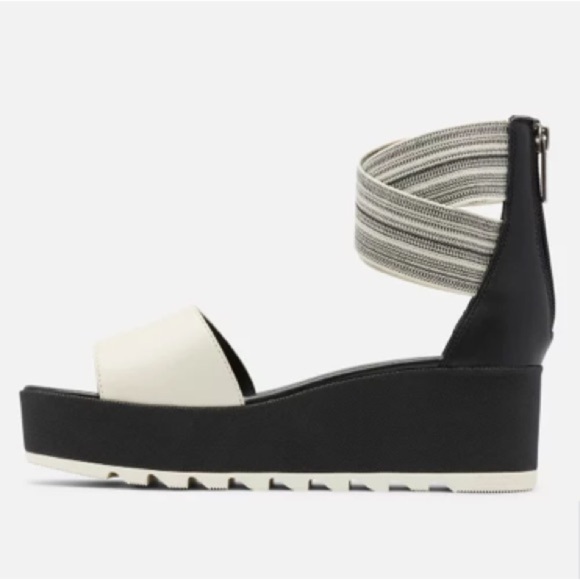 SOREL CAMERON FLATFORM ANKLE STRAP WEDGE SANDAL Size 7 Coastal Vacation Beach - Picture 7 of 15